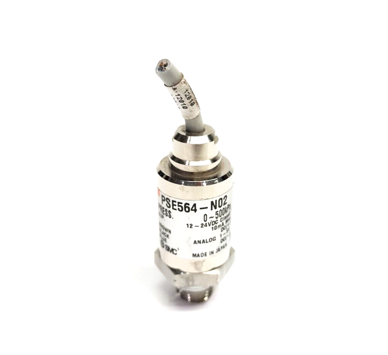 SMC PSE564-N02 General Fluid Switch/Pressure Sensor 0-500kPa 12-24VDC 1/4" NPT - Maverick Industrial Sales