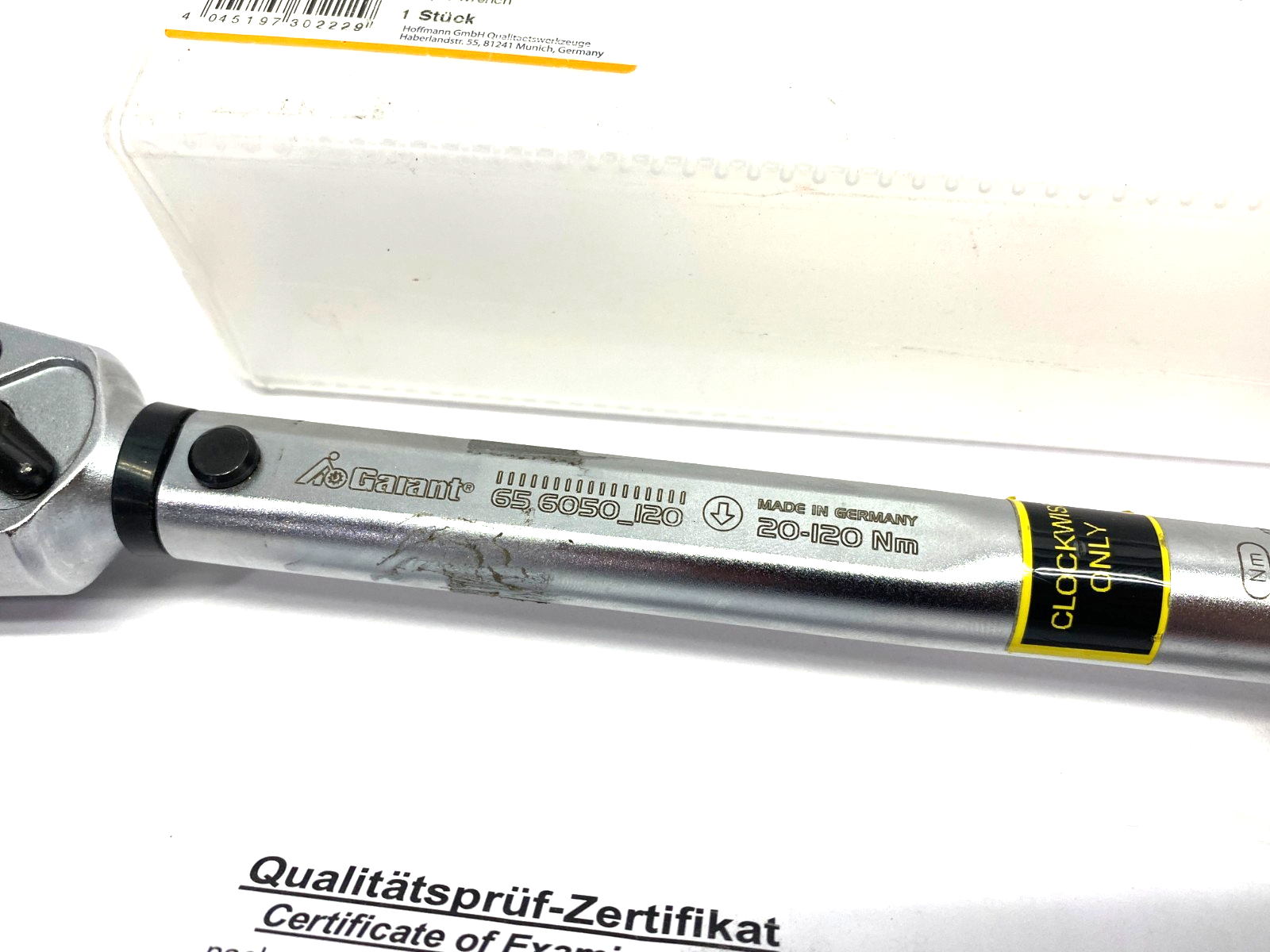 Garant 656050-120 Automatic Triggering Torque Wrench w Setting Scale 65 6050-120 - Maverick Industrial Sales