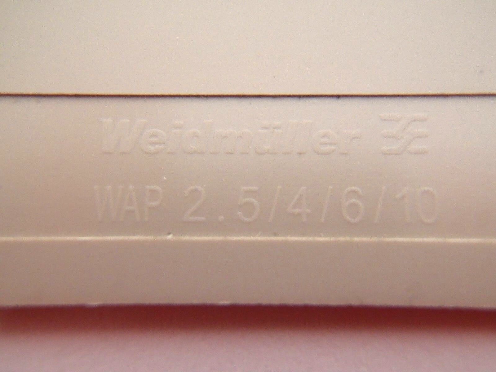 Weidmuller WAP 2.5/4/6/10 Terminal Block End Barrier LOT OF 3 - Maverick Industrial Sales
