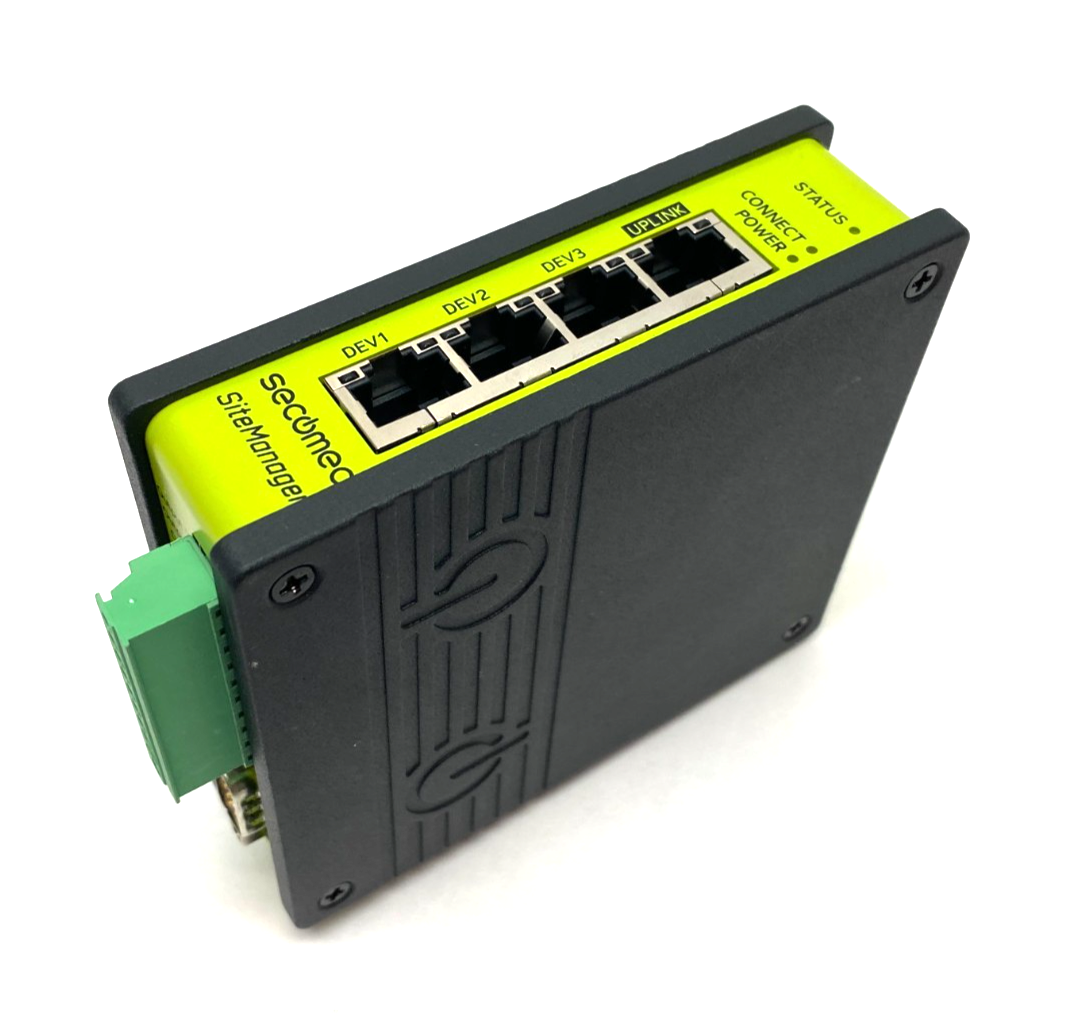 SiteManager 1529 | Secomea Plug-and-Play IoT Hardware Gateway, LAN Uplink Conn. - New – Open box - Maverick Industrial Sales