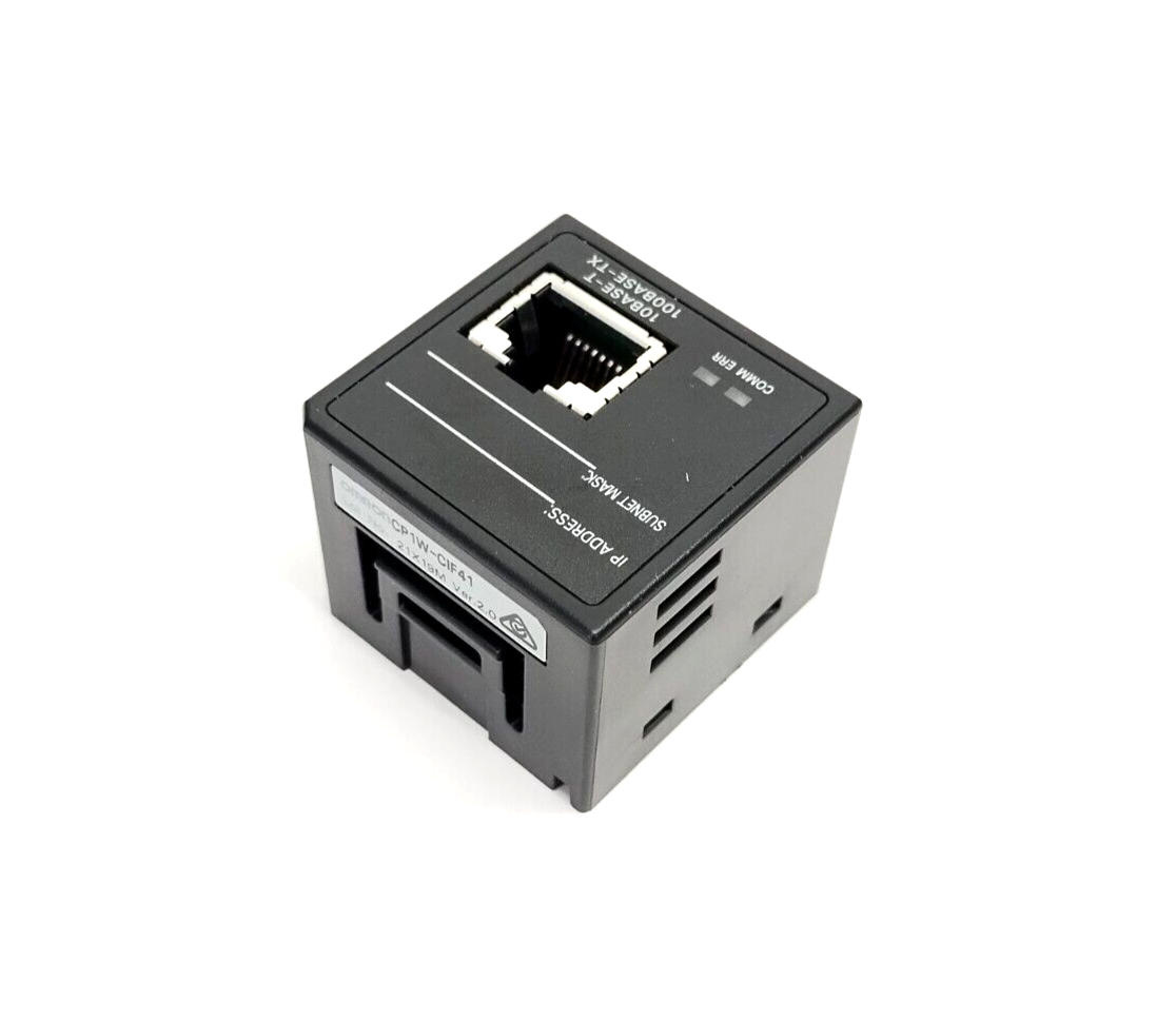 Omron CP1W-CIF41 PLC Interface Unit, Ethernet Option Board 10BASE-T 100BASE-TX - Maverick Industrial Sales