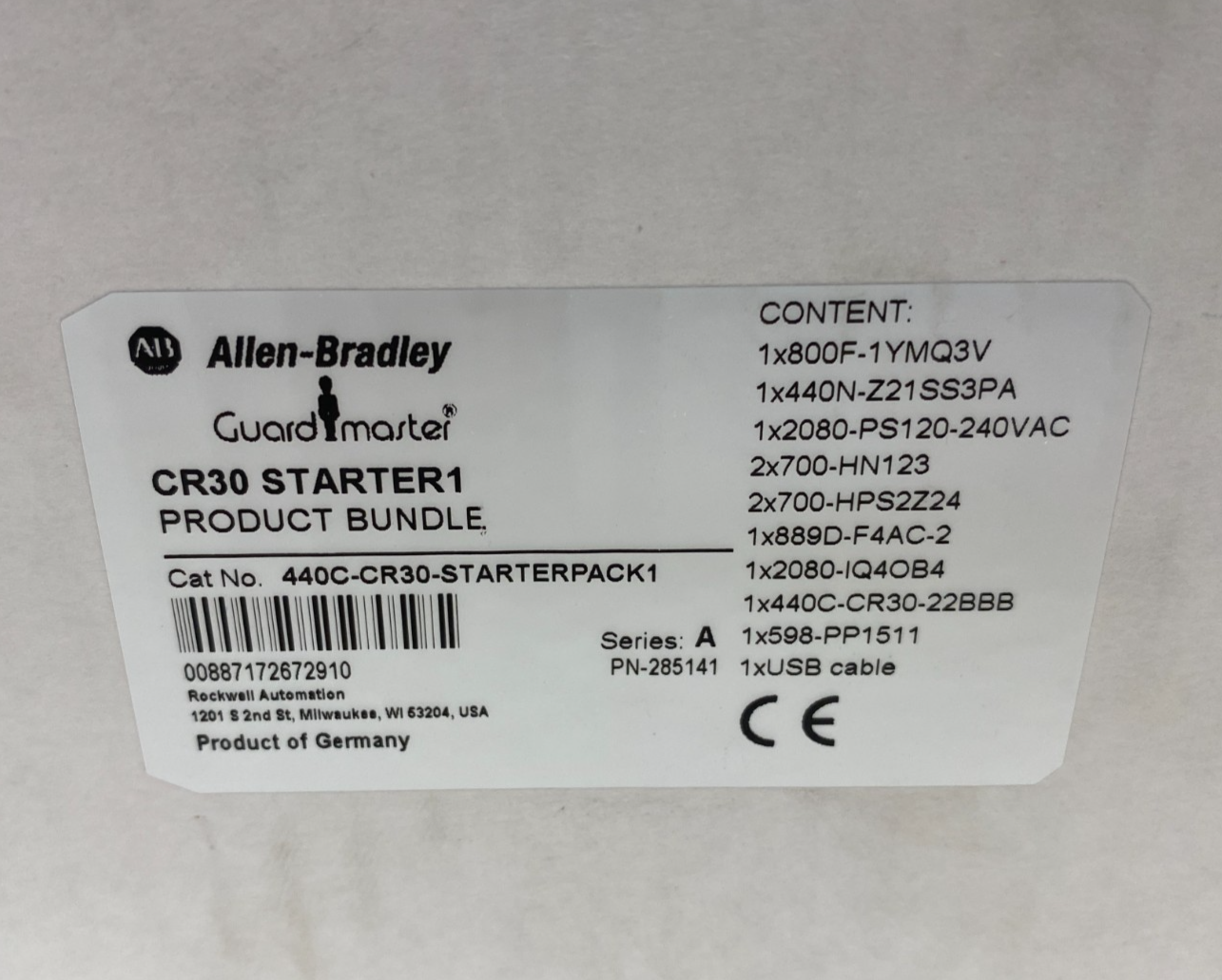 440C-CR30-STARTERPACK1 | Allen Bradley Ser. A Guardmaster Safety Relay Start. Kit - New - Maverick Industrial Sales