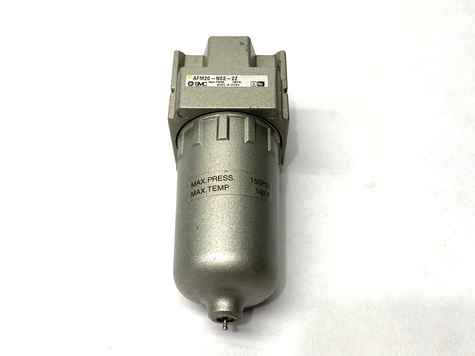 AFM20-N02-2Z | SMC Pneumatic Mist Separator 1/4" Ports - Used - Maverick Industrial Sales