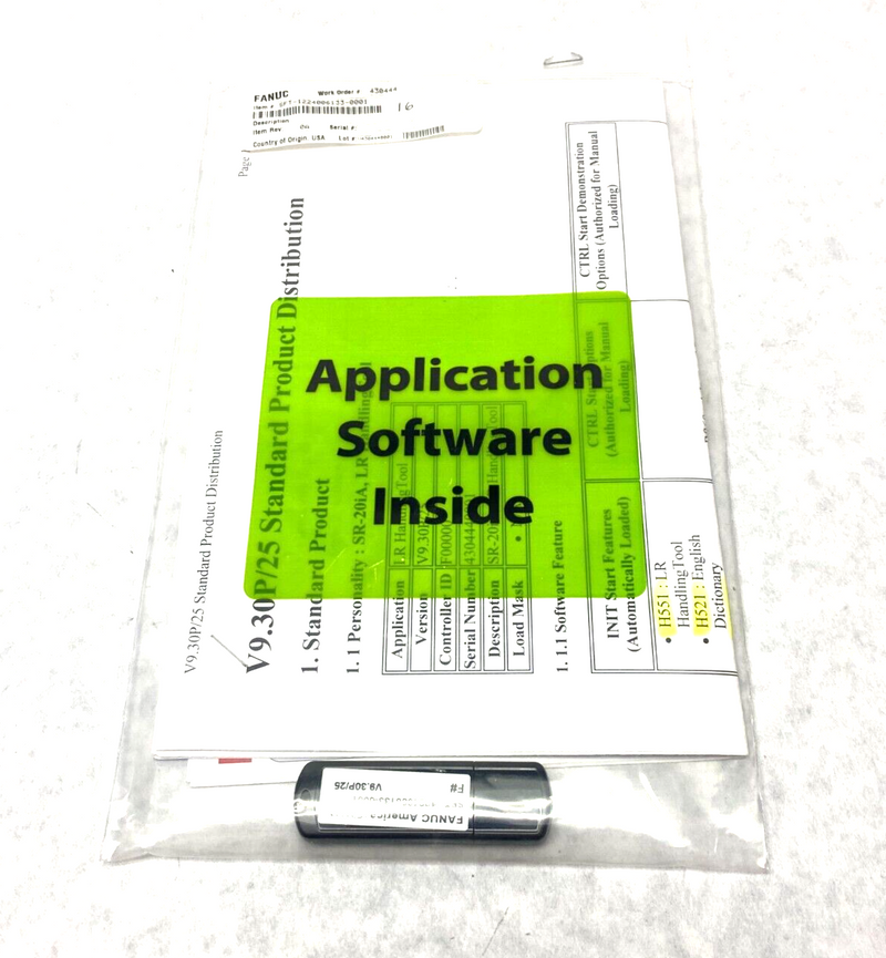 Fanuc SFT-1224006133-0001 Robot Application Software Rev. 0A - Maverick Industrial Sales