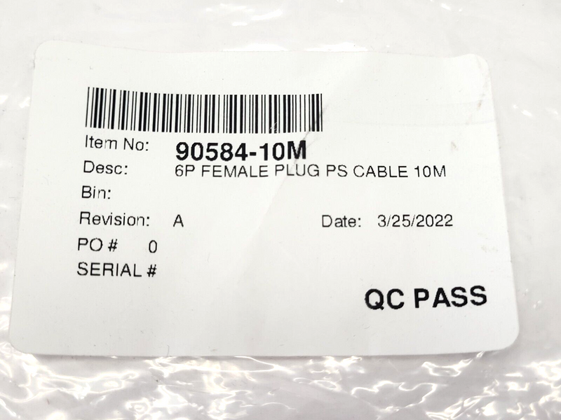 90584-10M 6-Pin Female Plug PS Cable 10m - Maverick Industrial Sales