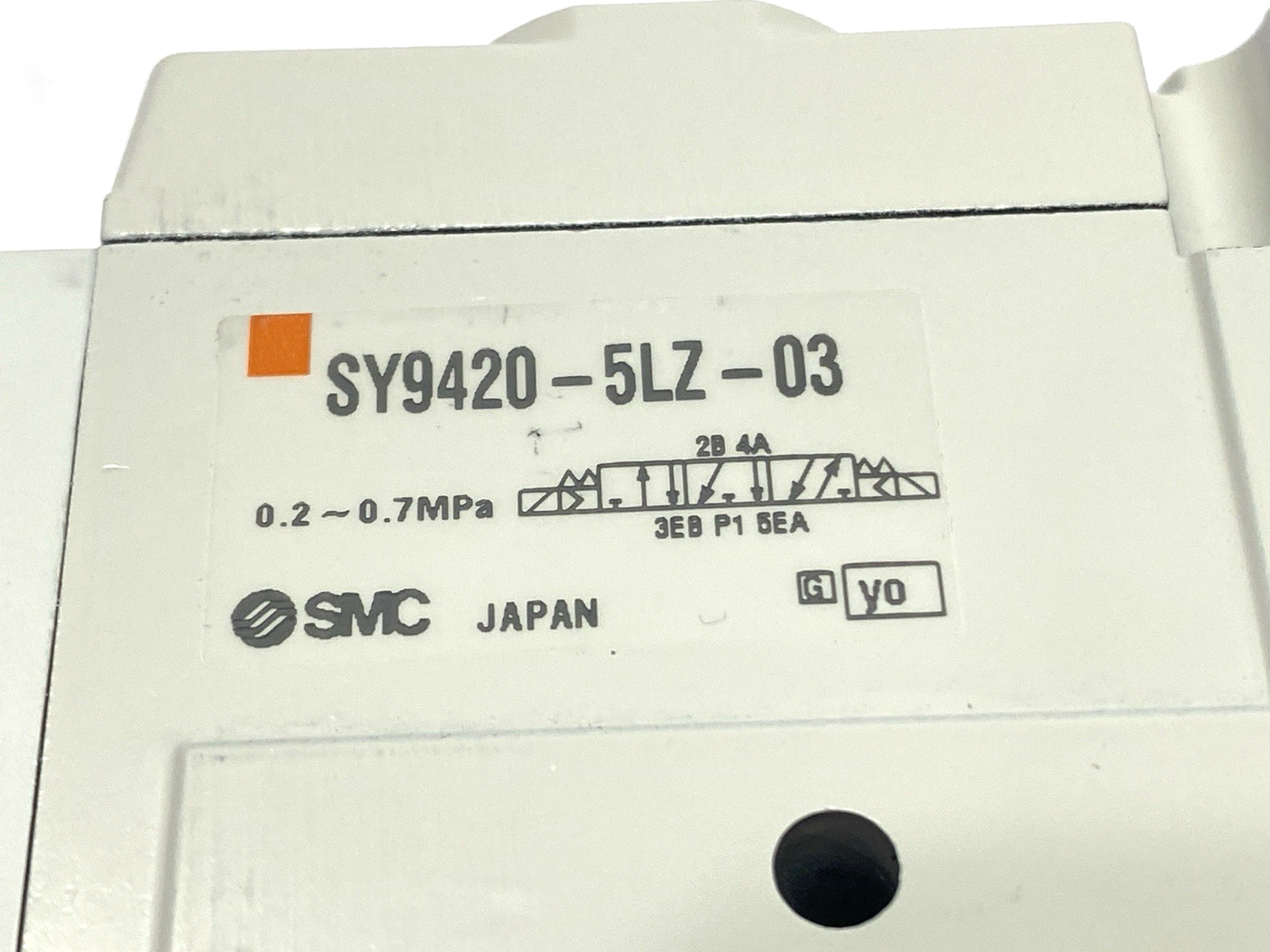SY9420-5LZ-03 | SMC Pneumatic Solenoid Valve 4/5-Port 3/8" NPT 24VDC - New – Open box - Maverick Industrial Sales