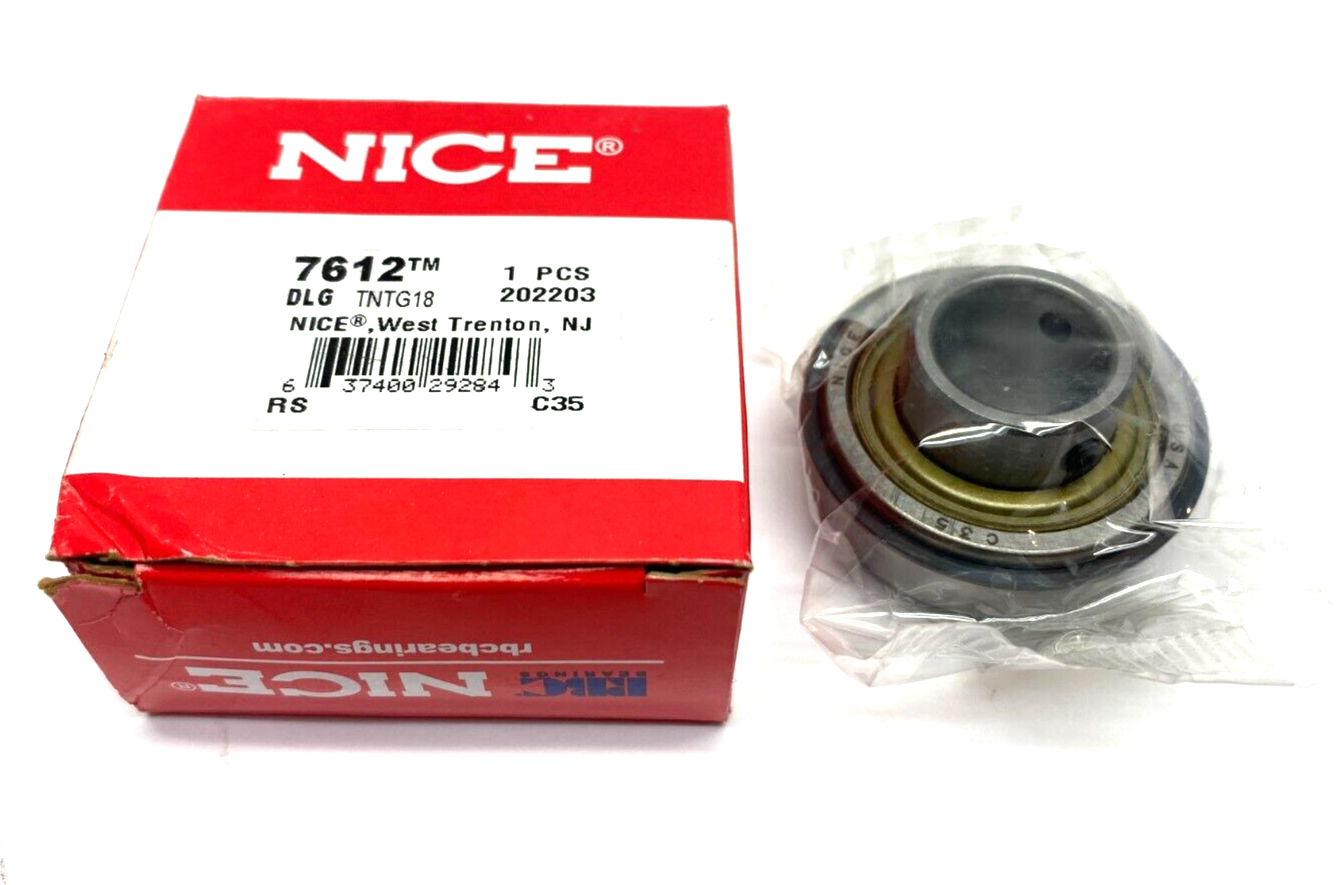 Nice 7612 DLG TNTG18 Heavy Duty Double Sealed Insert Ball Bearing 3/4" x 3/4" - Maverick Industrial Sales