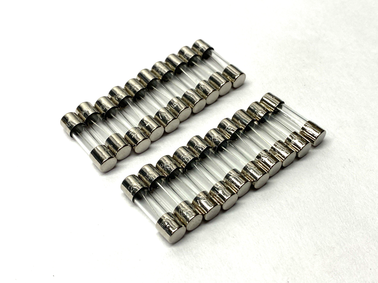 T Glass Cartridge Fuse 5mm x 20mm 3.15A 250V LOT OF 20 - Maverick Industrial Sales