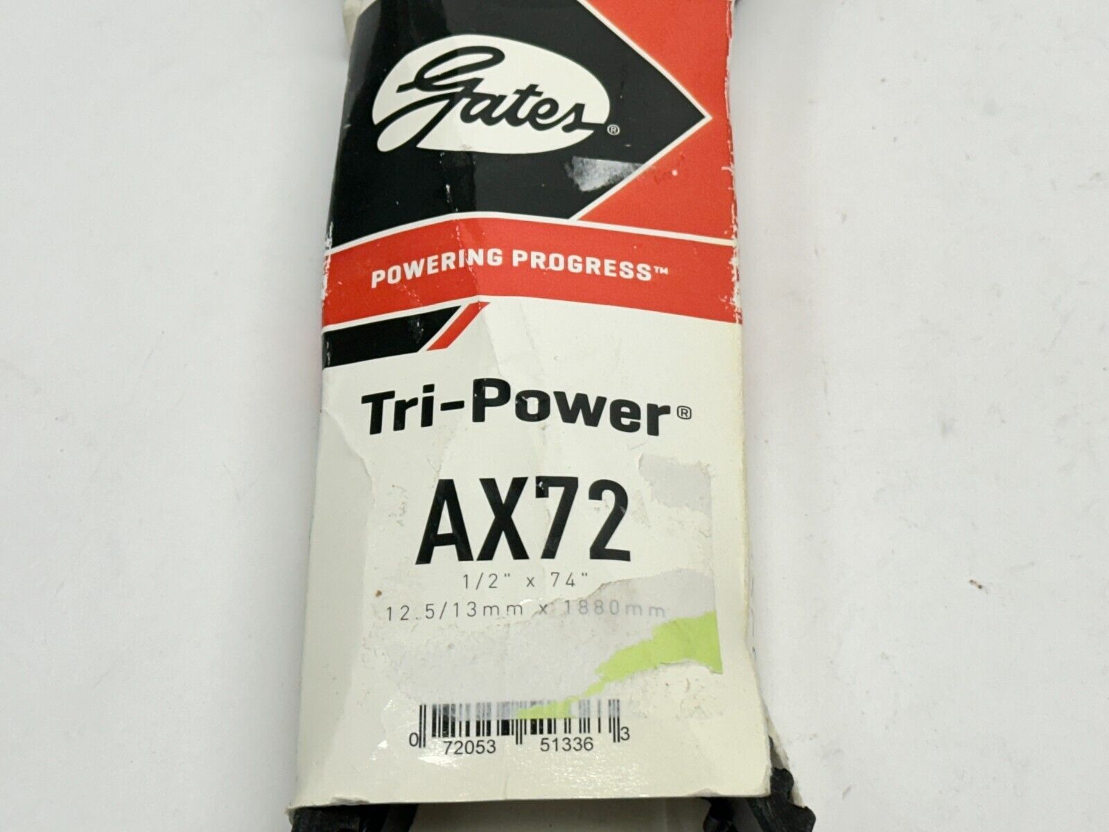 Gates AX72 Tri-Power V-Belt 1/2" x 74" - Maverick Industrial Sales