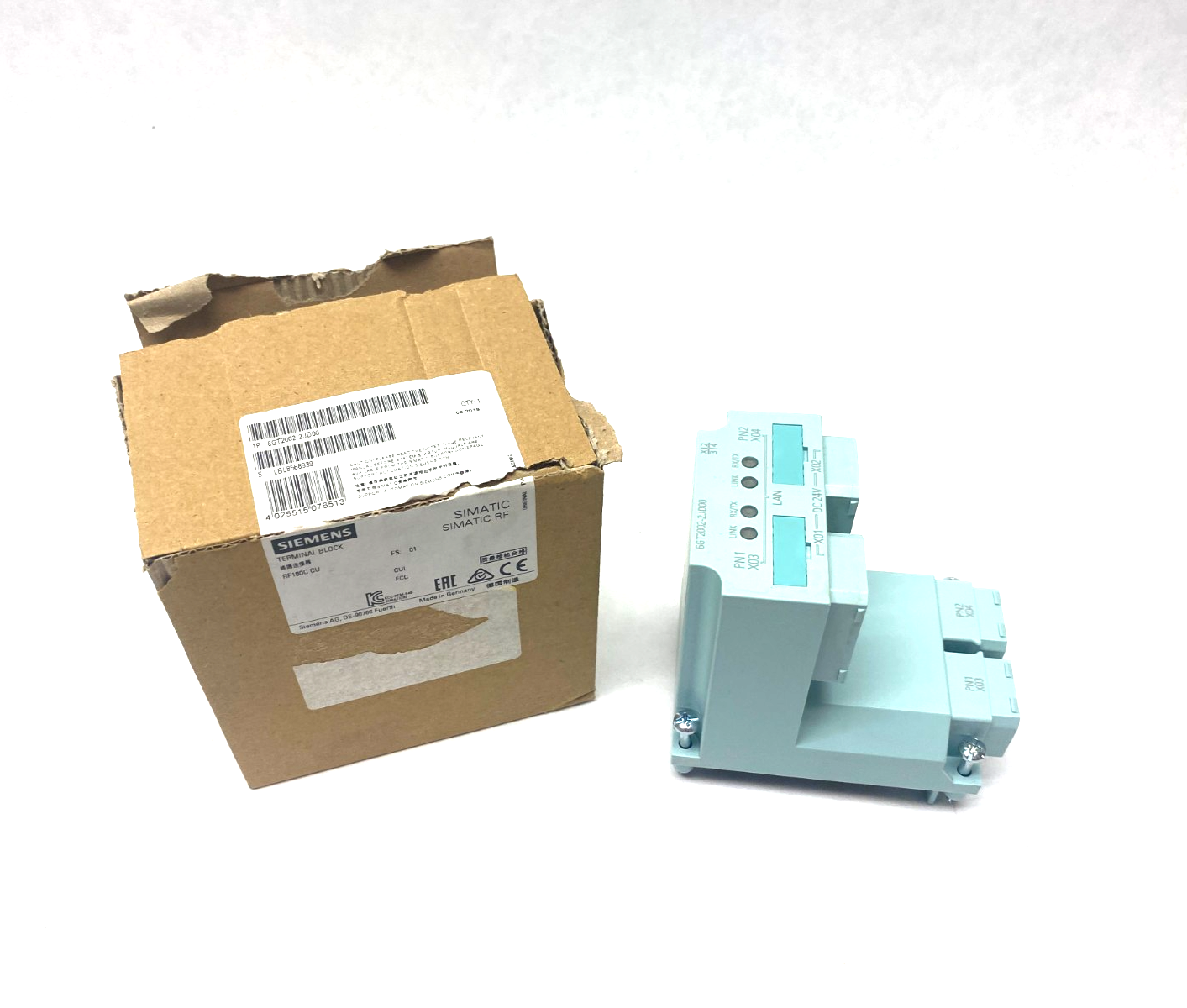 Siemens 6GT2002-2JD00 SIMATIC RF Ethernet Connection Terminal RF180C CU - Maverick Industrial Sales