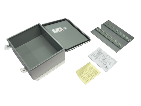 Hoffman nVent A1210CH Continuous Hinge Enclosure w/ Clamps 55420 PAINTED WHITE - Maverick Industrial Sales