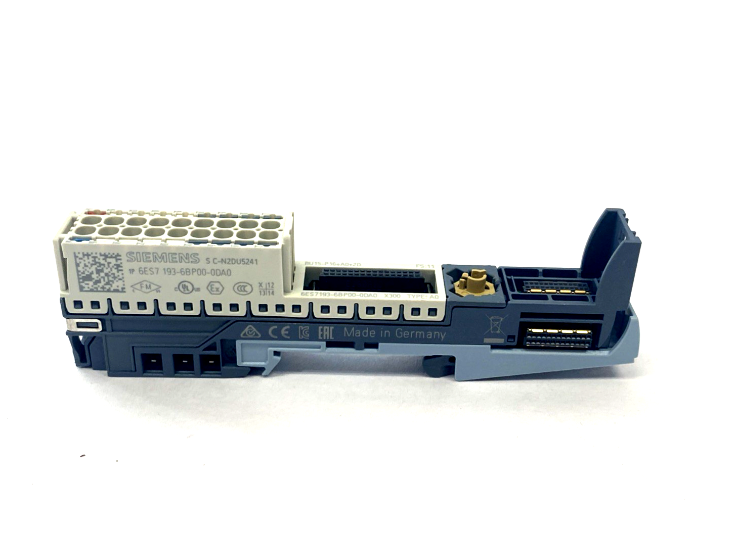 Siemens 6ES7193-6BP00-0DA0 Base Unit BU15-P16+A0+2D, BU Type A0 - Maverick Industrial Sales