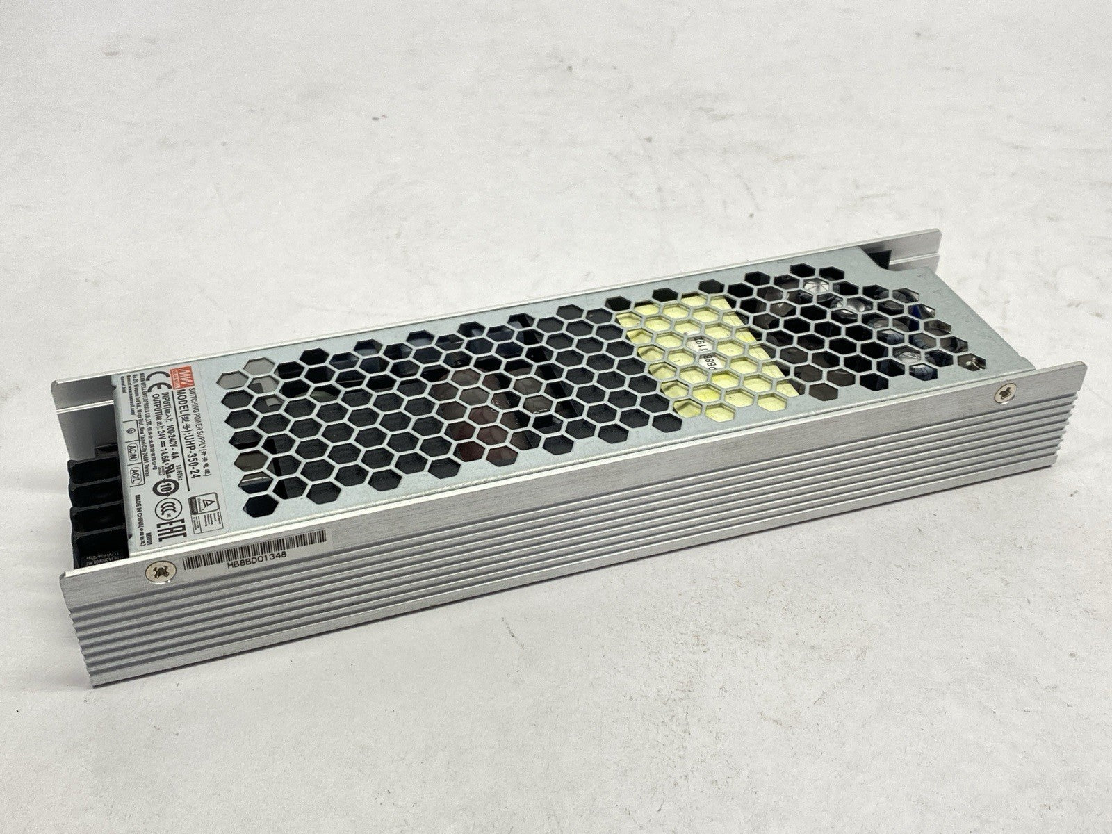 Mean Well UHP-350-24 Power Supply Input 4A 100-240V Output 14.6A 24V - Maverick Industrial Sales