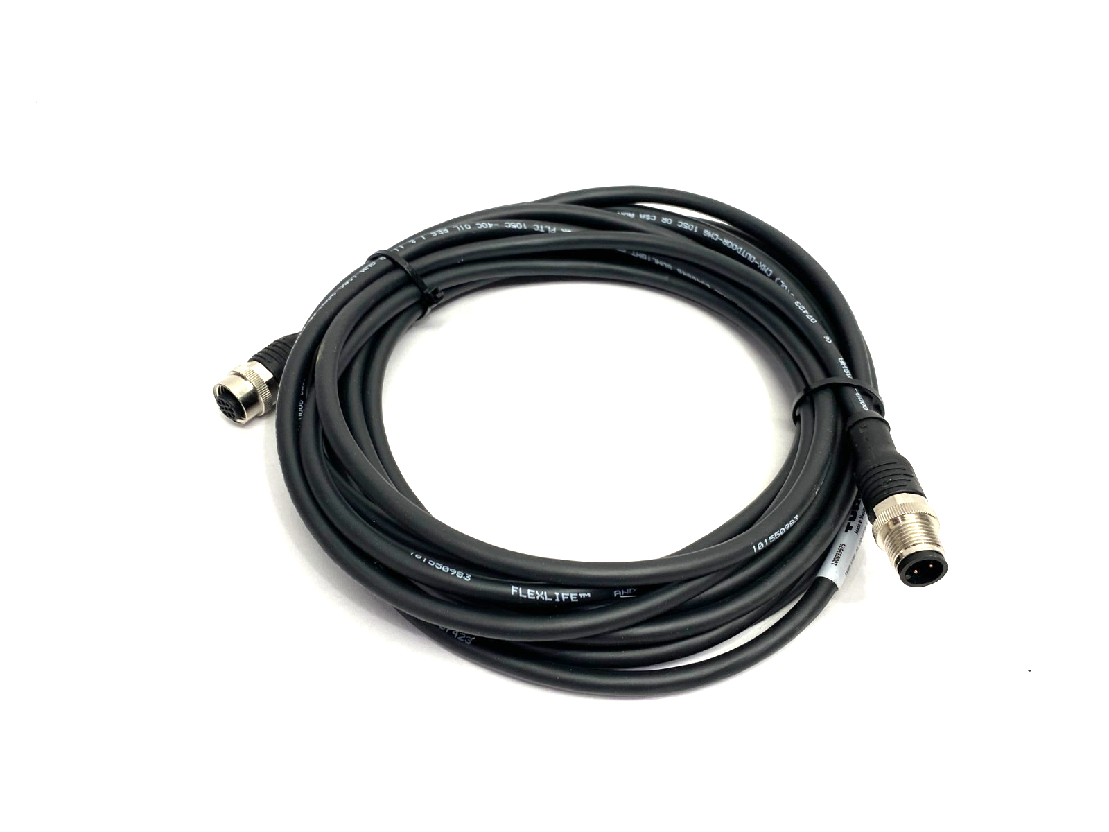 Turck EKRB-ESRB A4.400-GC2K-5 Double Ended Cordset M12 4-Pin M to F 100033625 - Maverick Industrial Sales