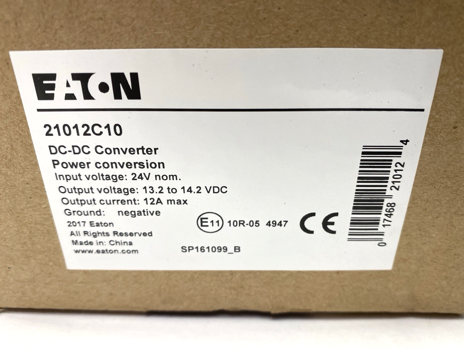 Eaton 21012C10 Power Conversion DC-DC Converter 12V - Maverick Industrial Sales