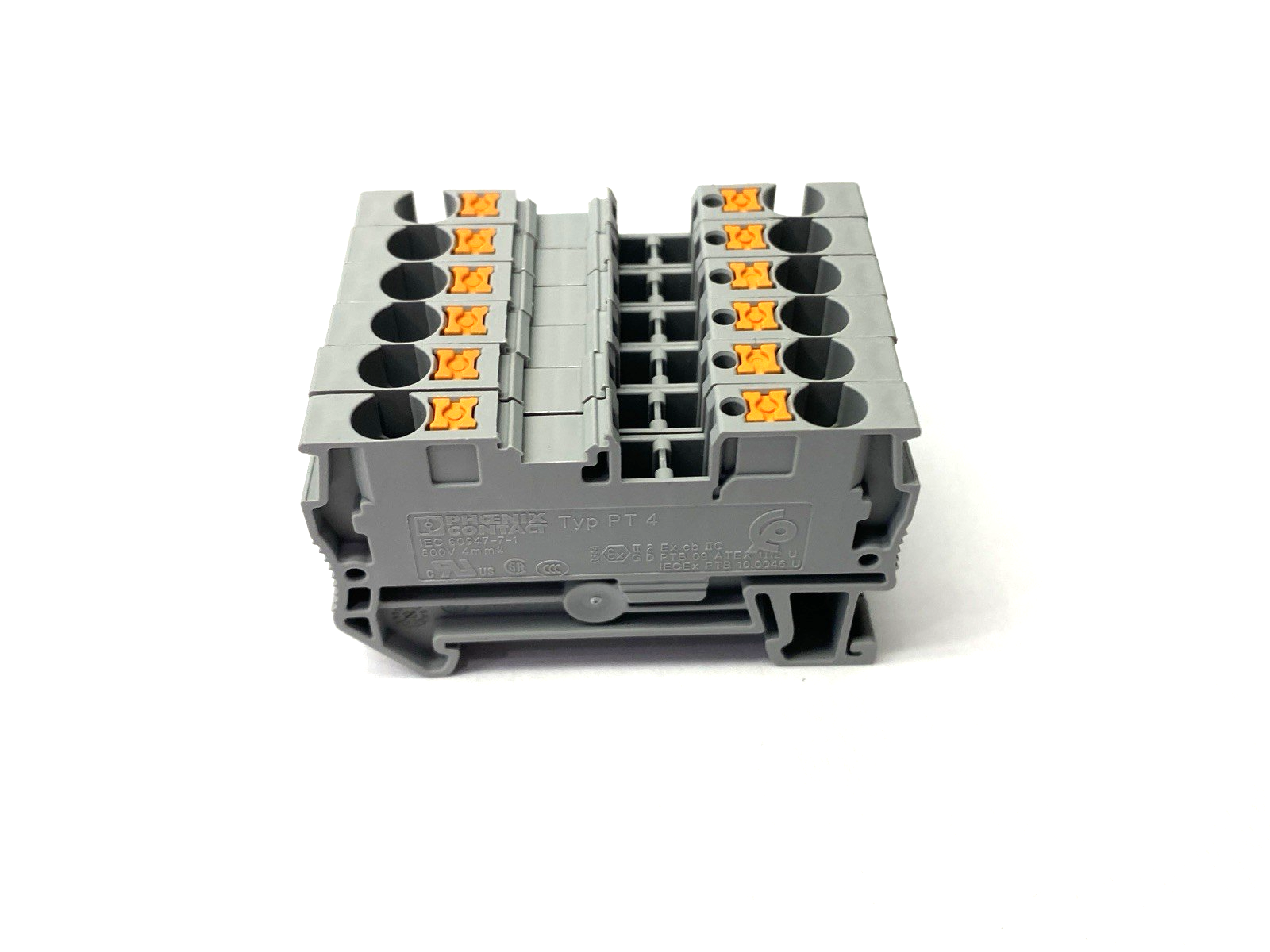 Phoenix Contact PT 4 Feed-Through Terminal Block 3211757 LOT OF 6 - Maverick Industrial Sales