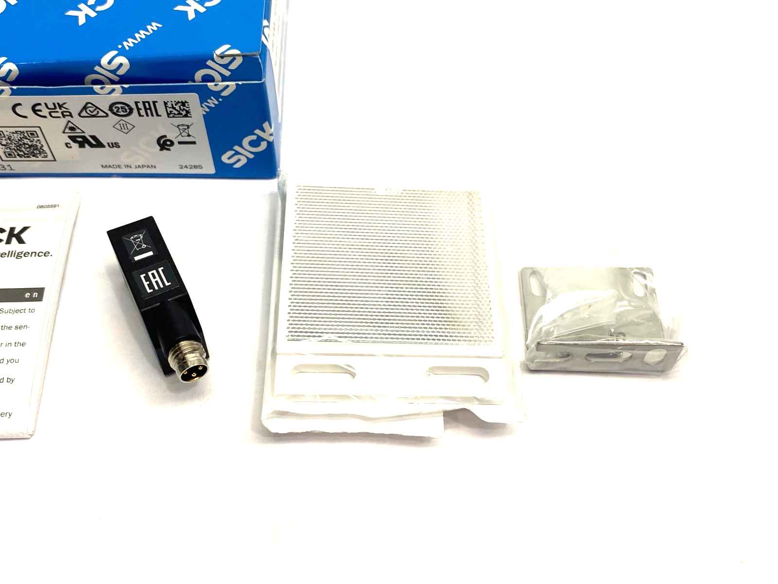 Sick WL100L-F2131 Photoelectric Retro-Reflective Sensor Kit, W100 Laser 6030709 - Maverick Industrial Sales