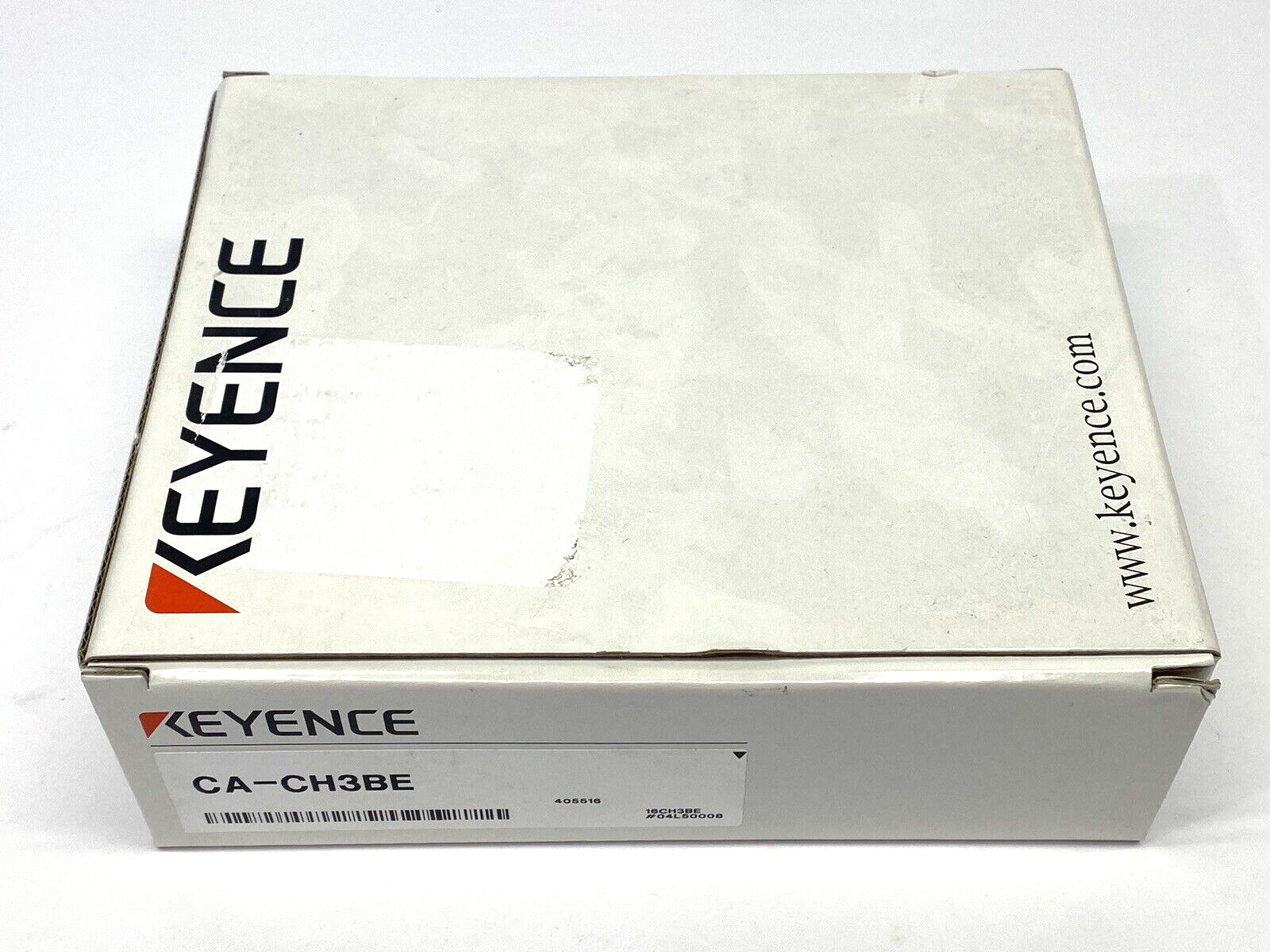 CA-CH3BE | Keyence Flex-Resistant Extension Cable 3m NO INSTRUCTIONS - New – Open box - Maverick Industrial Sales