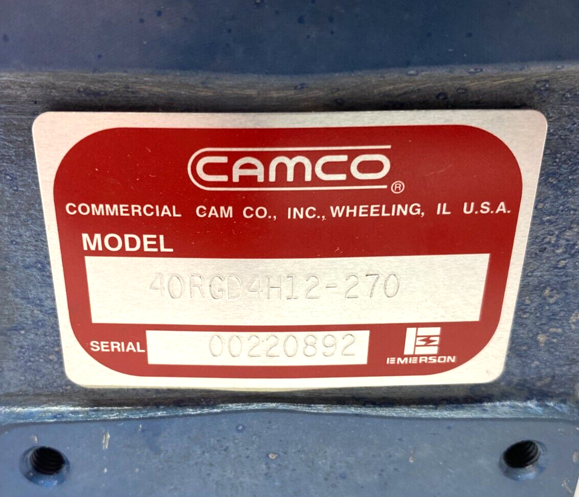 Camco 40RGD4H12-270 Roller Gear Index Drive, Dual Flange Output - Maverick Industrial Sales
