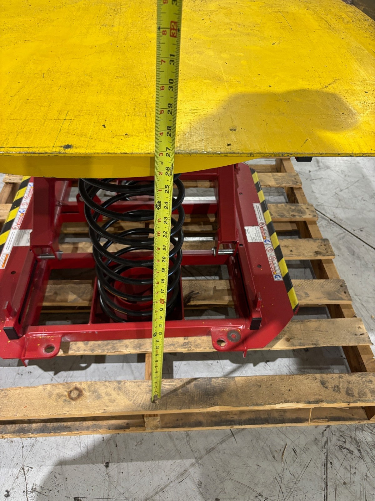 Southworth CPQ49030 Scissor Lift Table, Hydraulic Spring Pallet Positioner 45x45 - Maverick Industrial Sales