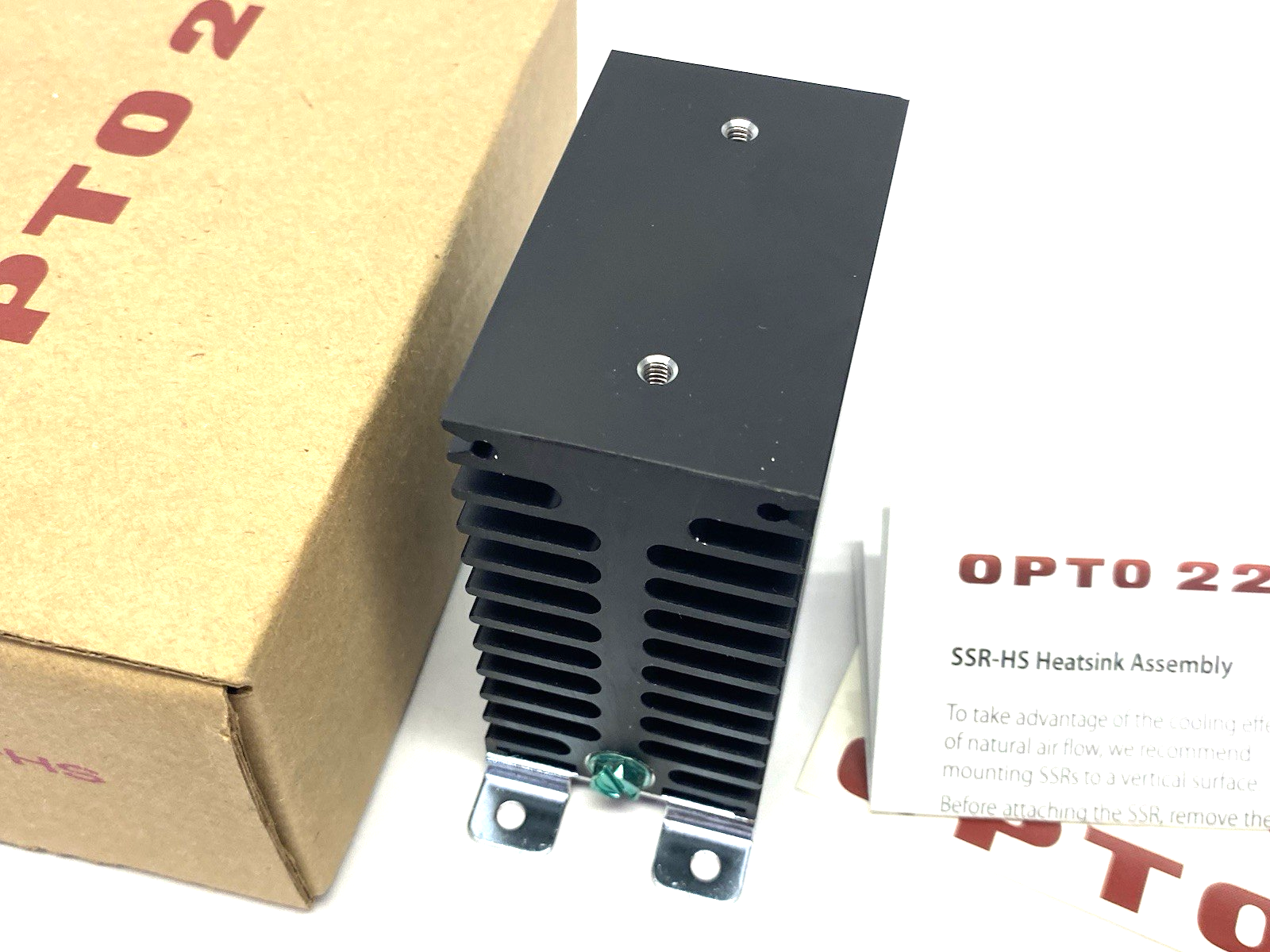 SSR-HS | Opto 22 Heatsink Block Assembly, for Solid State Relay - New – Open box - Maverick Industrial Sales