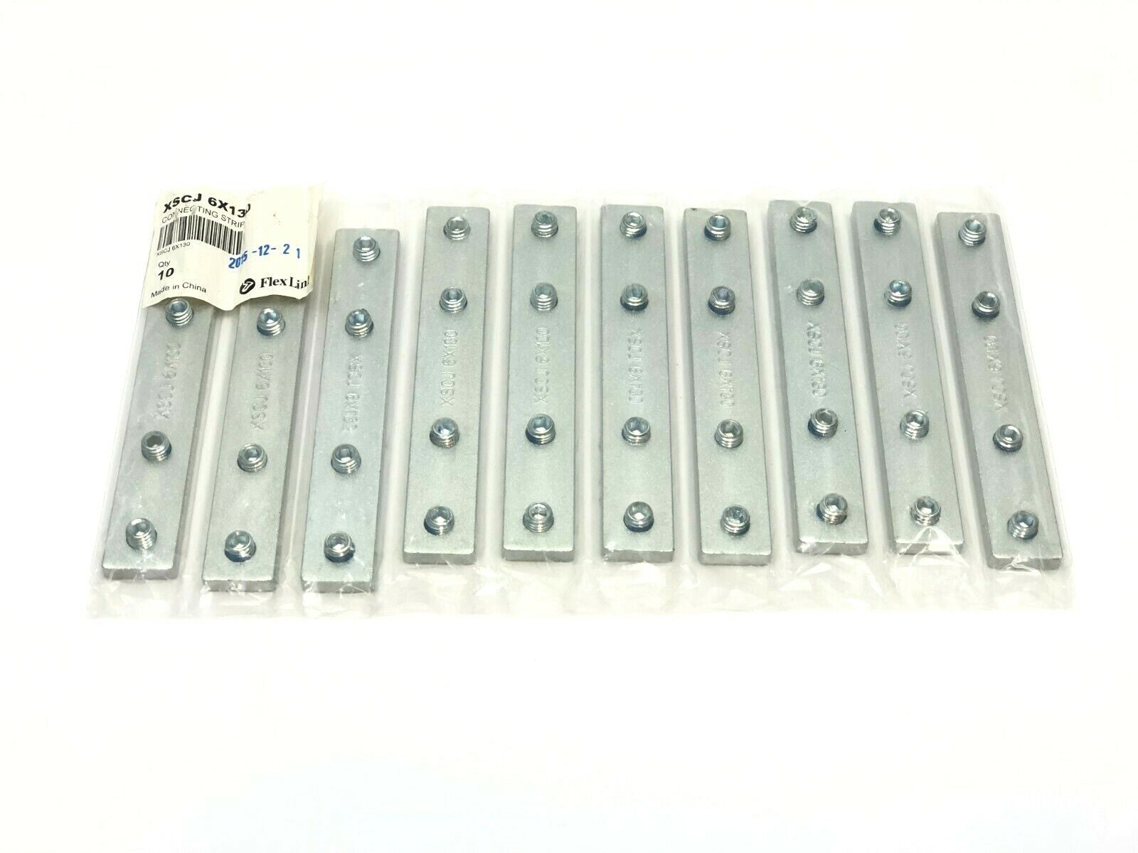 Flexlink XSCJ 6X130 Connecting Strips PKG OF 10 - Maverick Industrial Sales