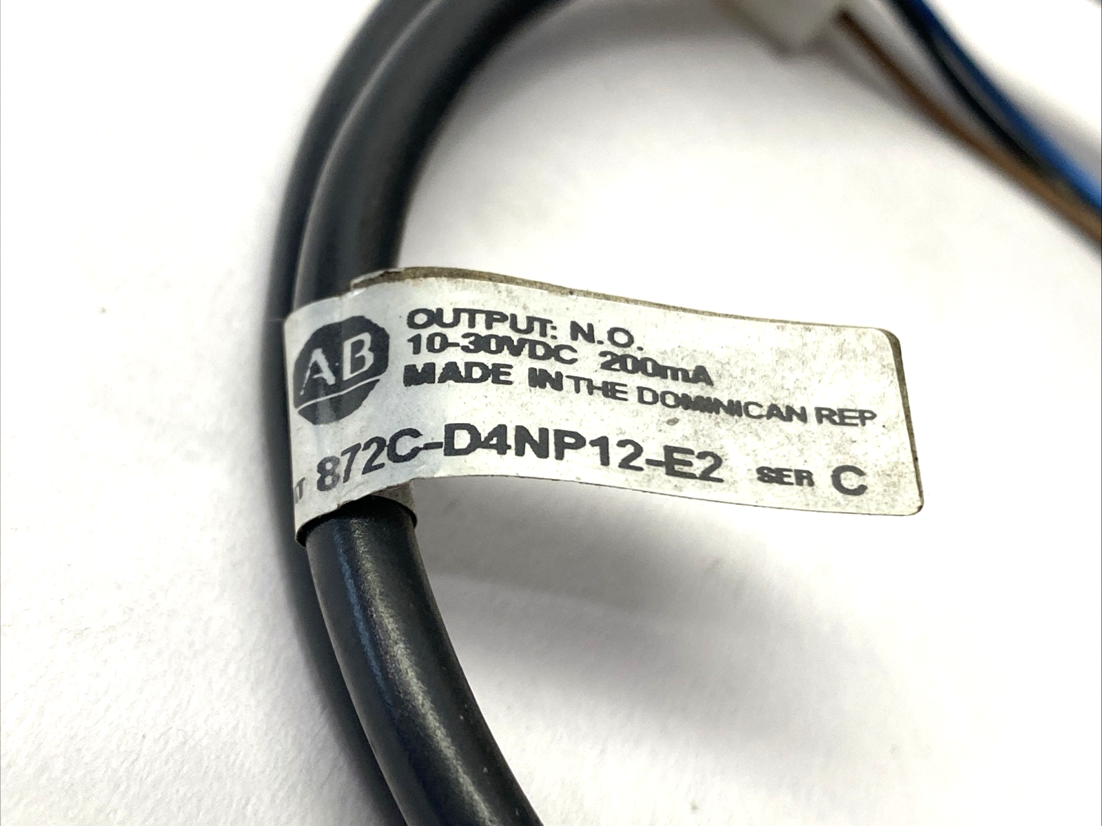 Allen Bradley 872C-D4NP12-E2 Ser. C Barrel Inductive Proximity Sensor 12mm - Maverick Industrial Sales