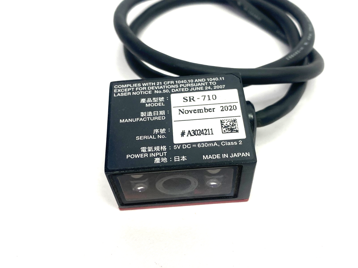 Keyence SR-710 Fixed-Type Ultra-Compact Code Reader, Middle Range CUT