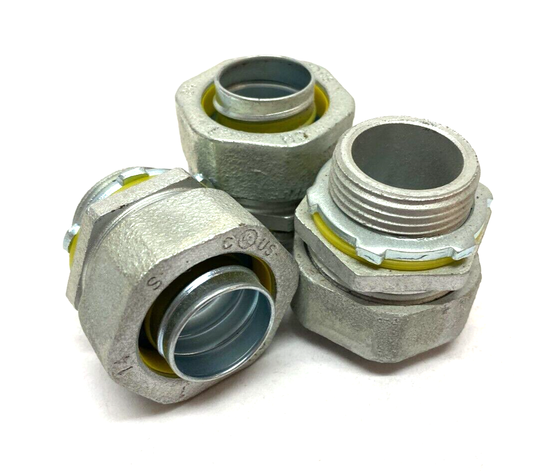 Cooper Crouse Hinds LT100 Straight Male Connector w/o Throat Bushing BOX OF 3 - Maverick Industrial Sales