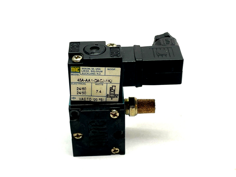 MAC Valve 45A-AA1-DACJ-1KJ Solenoid Valve 4-Way - Maverick Industrial Sales