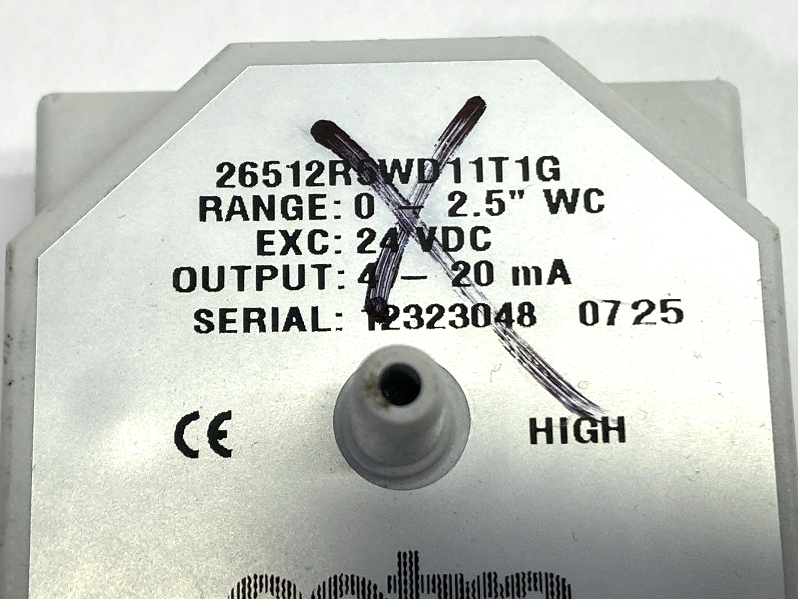 26512R5WD11T1G | Setra Pressure Transducer 24VDC - For parts or not working - Maverick Industrial Sales