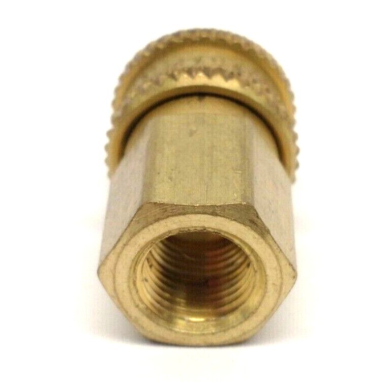 Hansen Coupling 1S11 Brass Hydraulic Quick Connect Hose Coupling 1/8"-27 NPTF - Maverick Industrial Sales