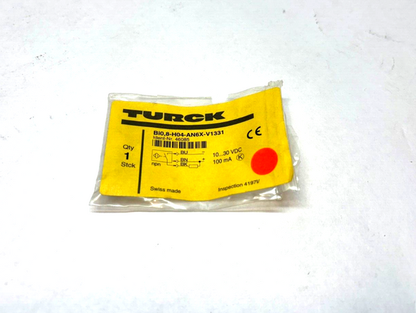 Turck Bi0,8-H04-AN6X-V1331 Proximity Sensor, 46085 - Maverick Industrial Sales