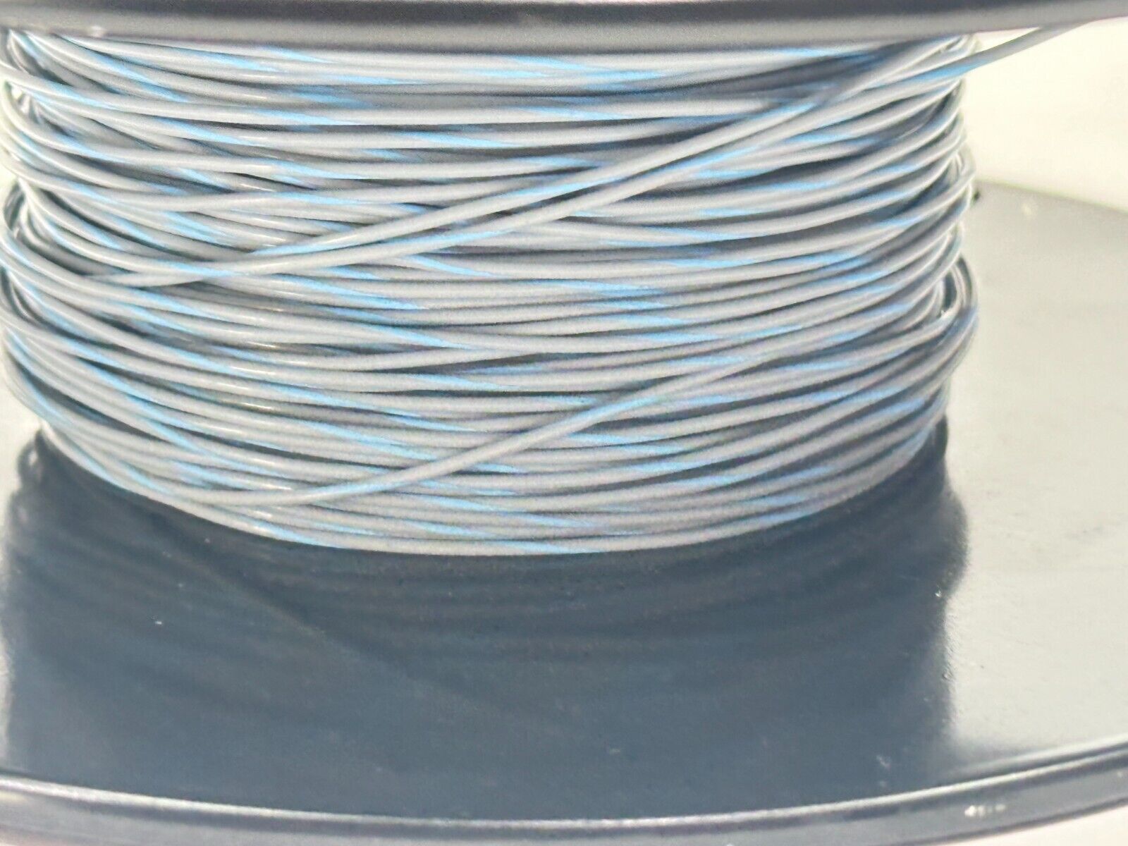 Pyttronic Industries P2106-8/6 Hook-Up Wire Type E 24 AWG Grey/Blue 1lb Spool - Maverick Industrial Sales