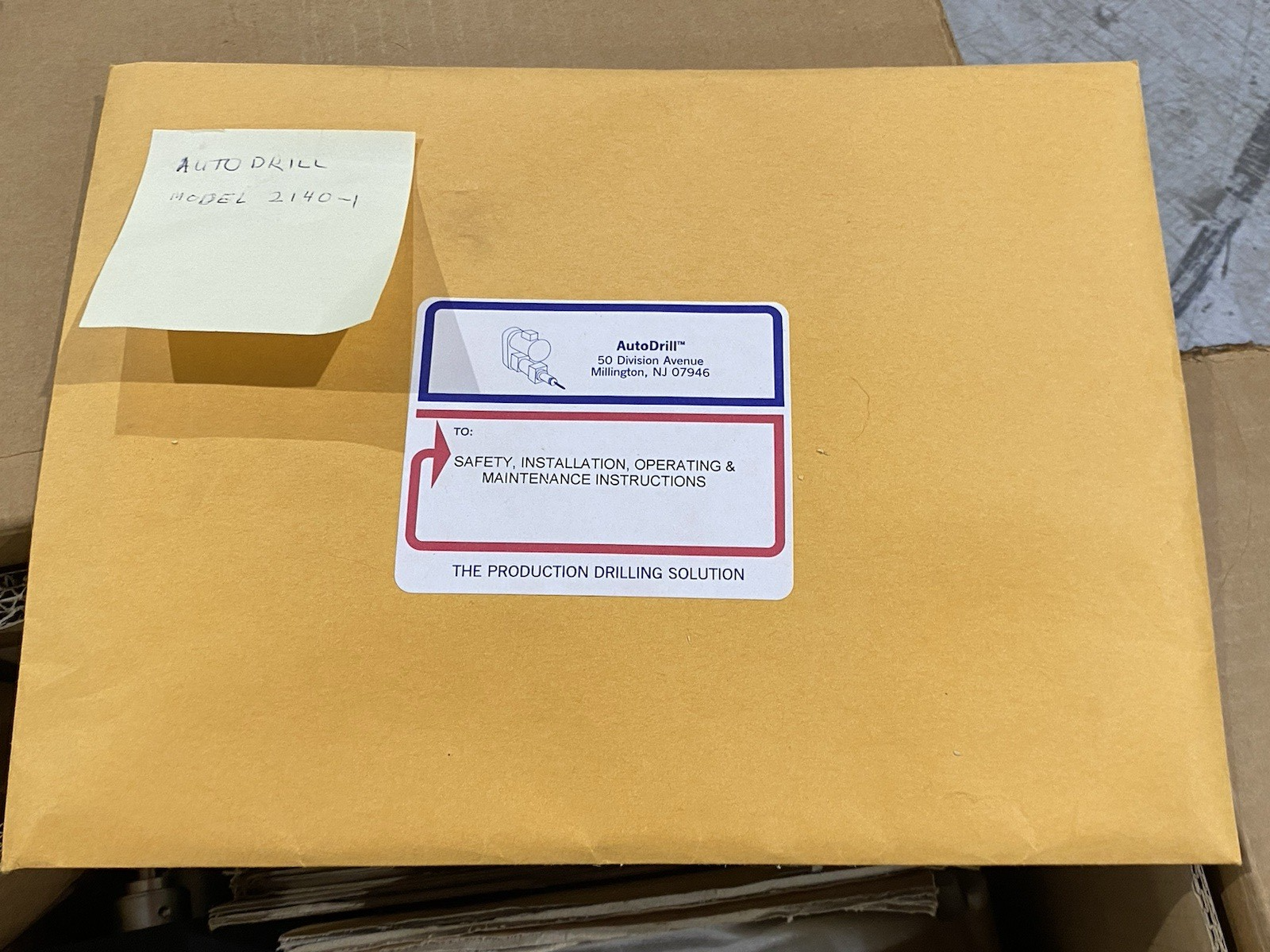 AutoDrill 2140-1 Air Motor Drive, Self-Feeding Drill, UR Configuration - Maverick Industrial Sales