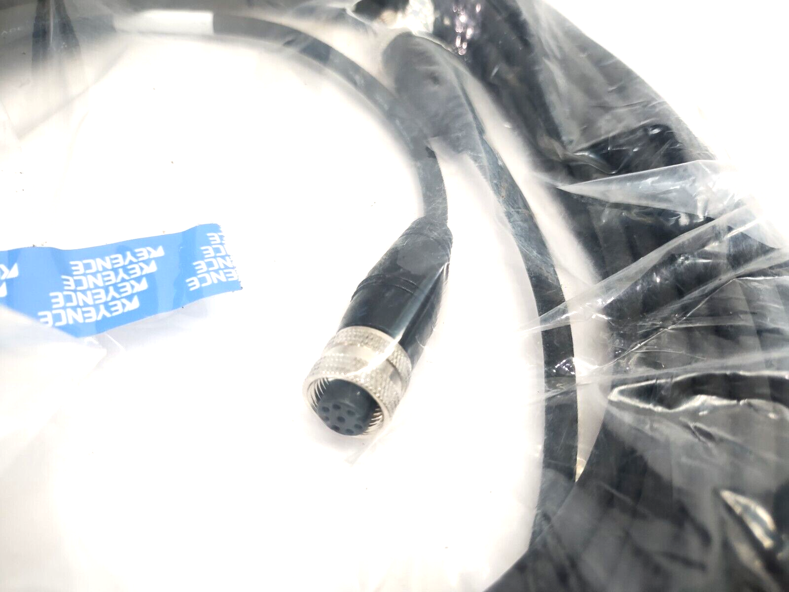 Keyence GS-P8CC10 M12 Connector Type Extension Cable 8-Pin Male To Female 10m - Maverick Industrial Sales