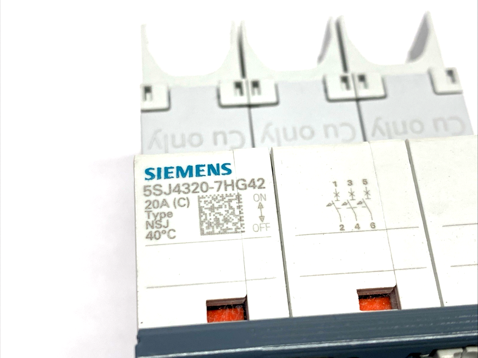 Siemens 5SJ4320-7HG42 Circuit Breaker 10kA, 3P, C Type, 20A, 480Y/277V, UL489 - Maverick Industrial Sales