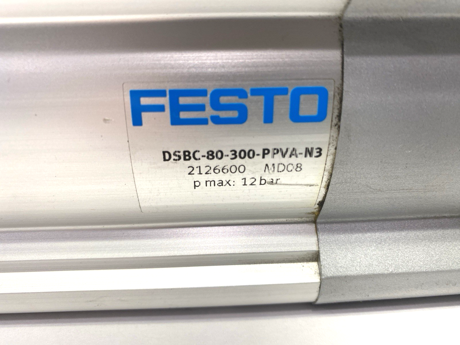 Festo DSBC-80-300-PPVA-N3 Double-Acting Pneumatic Cylinder 2126600 300mm Stroke - Maverick Industrial Sales