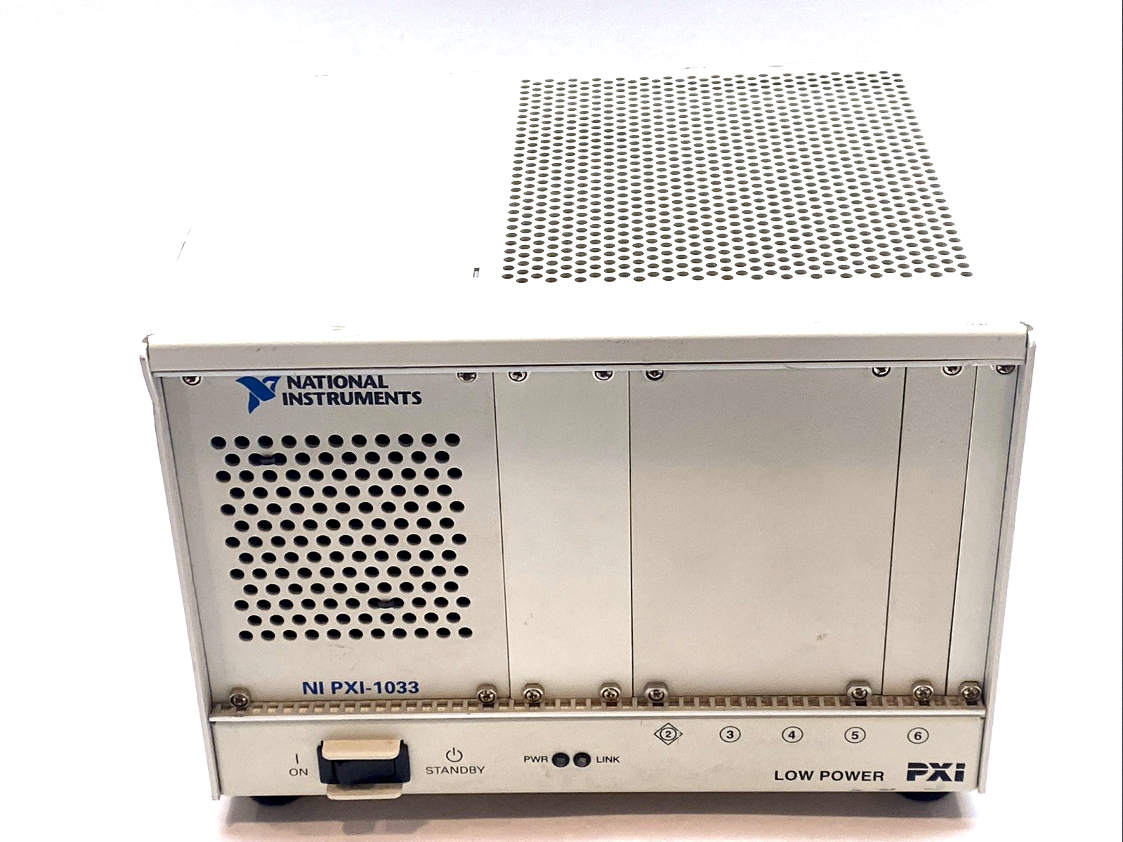 NI PXI-1033 | National Instruments 5-Slot PXI Chassis MXI-Express - For parts or not working - Maverick Industrial Sales