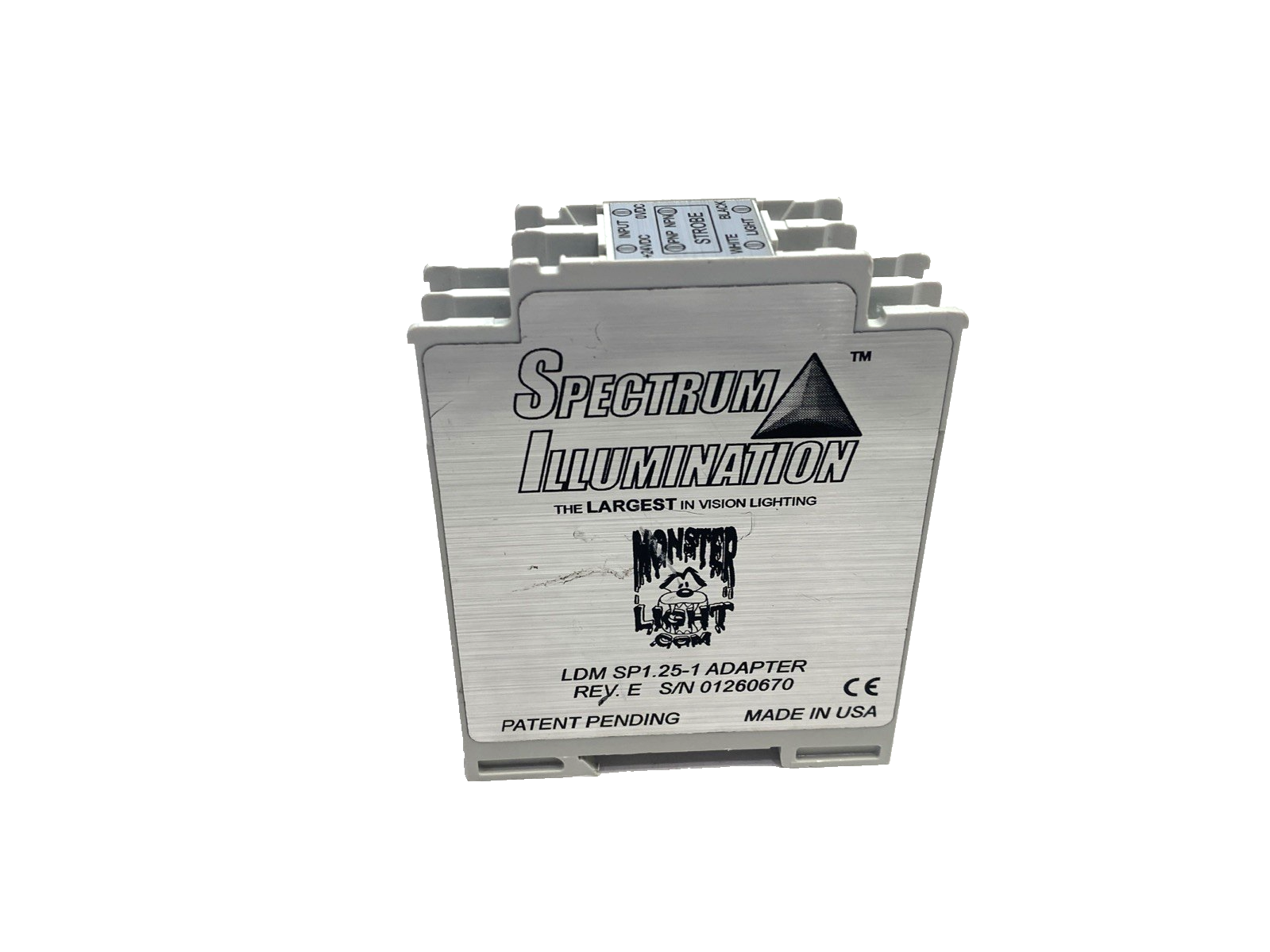 LDM SP1.25-1 | Spectrum Illumination ADAPTER, Strobe Control 24VDC 0.5A - Used - Maverick Industrial Sales