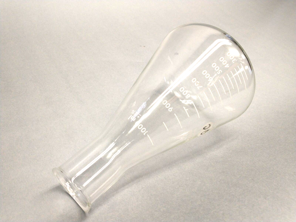 Pyrex 4980-1L Narrow Mouth, Graduated Erlenmeyer Flask 1000mL Stopper 9, 4980 - Maverick Industrial Sales