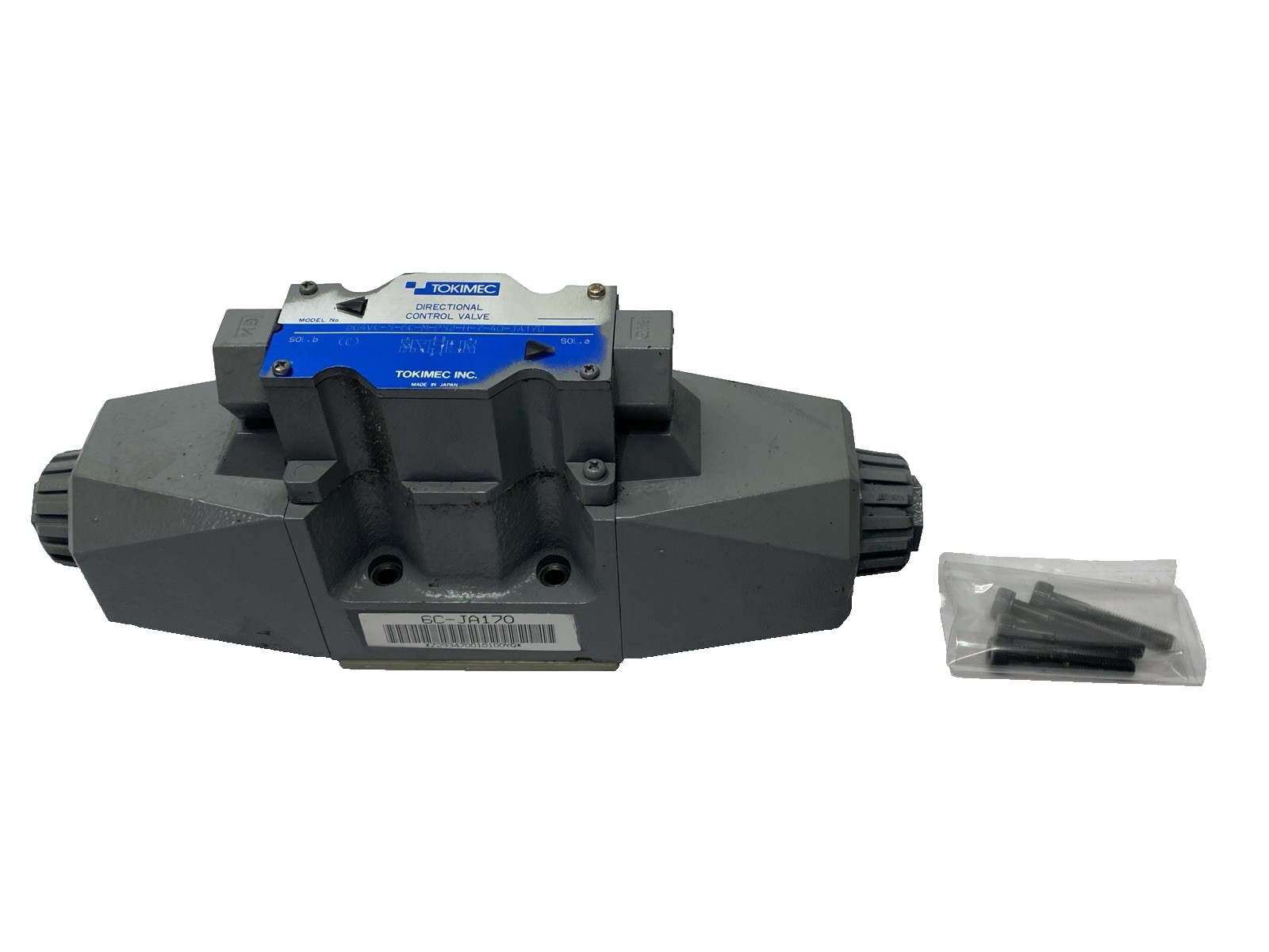 DG4VC-5-6C-M-PS2-H-7-40-JA170 | Tokimec Hydraulic Directional Control Valve 24V - New – Open box - Maverick Industrial Sales