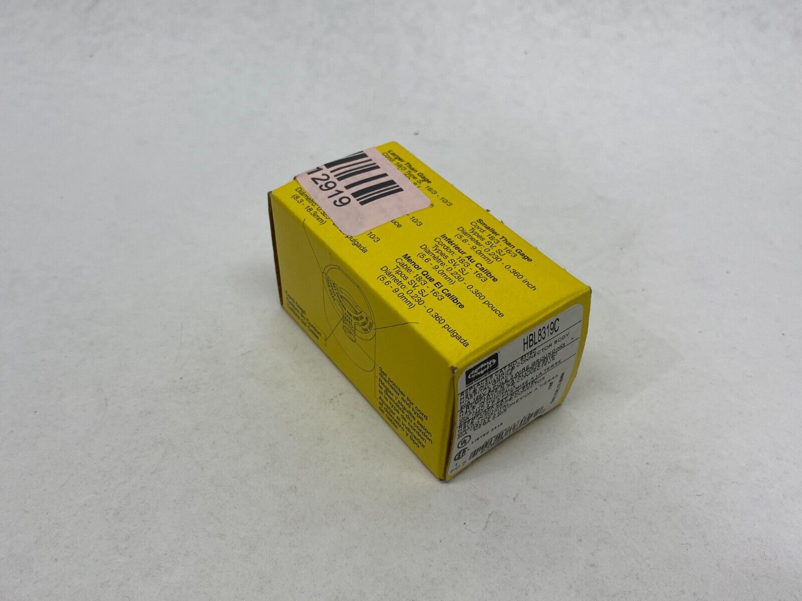 Hubbell HBL8319C Insulgrip Hospital Grade Outlet Receptacle Body 2-Pole 3-Wire - Maverick Industrial Sales