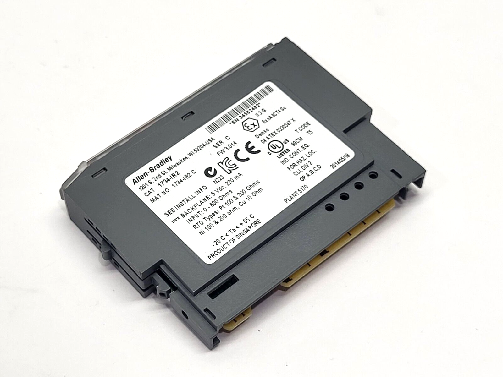 1734-IR2 Ser. C | Allen Bradley Input Module- Used - Maverick Industrial Sales