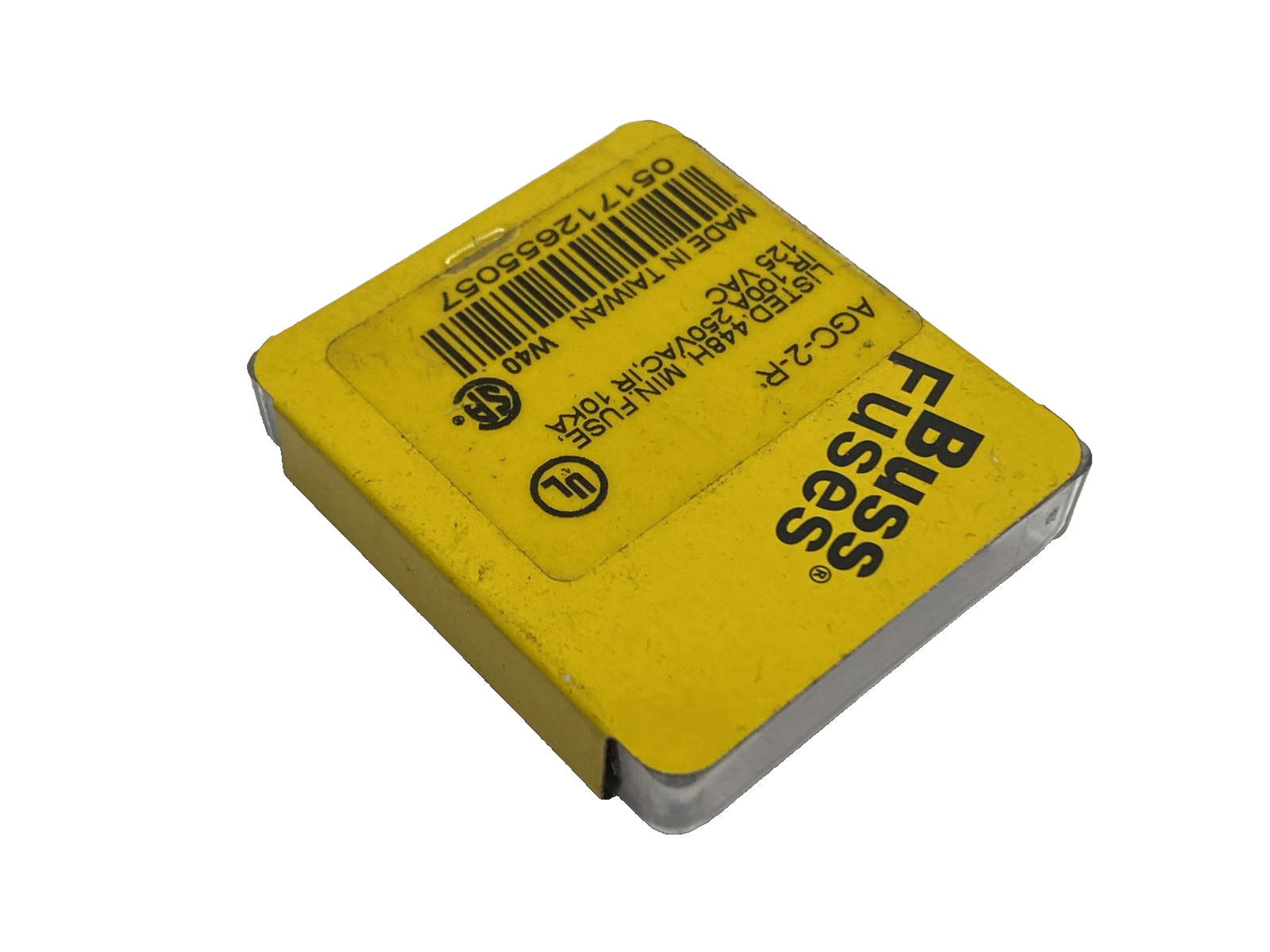 Cooper Bussmann AGC-2-R Miniature Fuse 2A 250VAC PACKAGE OF 5 - Maverick Industrial Sales