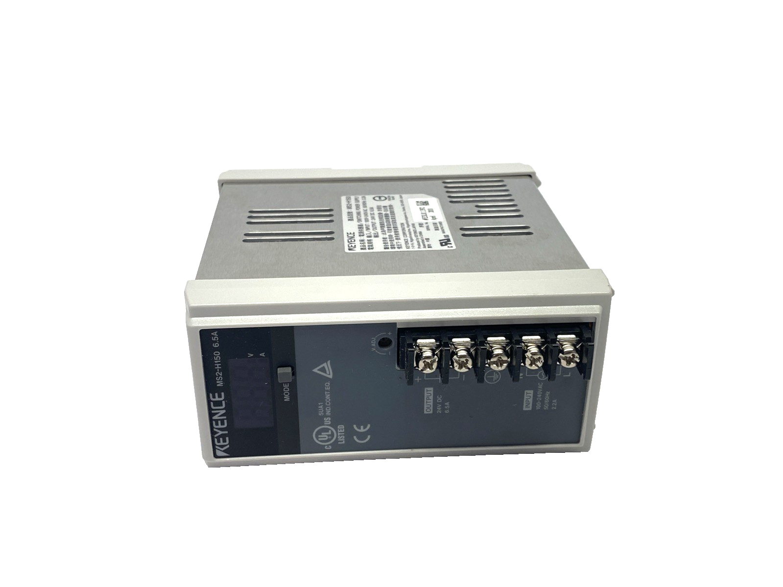 Keyence MS2-H150 Compact Power Supply, 85-264VAC 110-370VDC, 24VDC 6.5A 150W Out - Maverick Industrial Sales