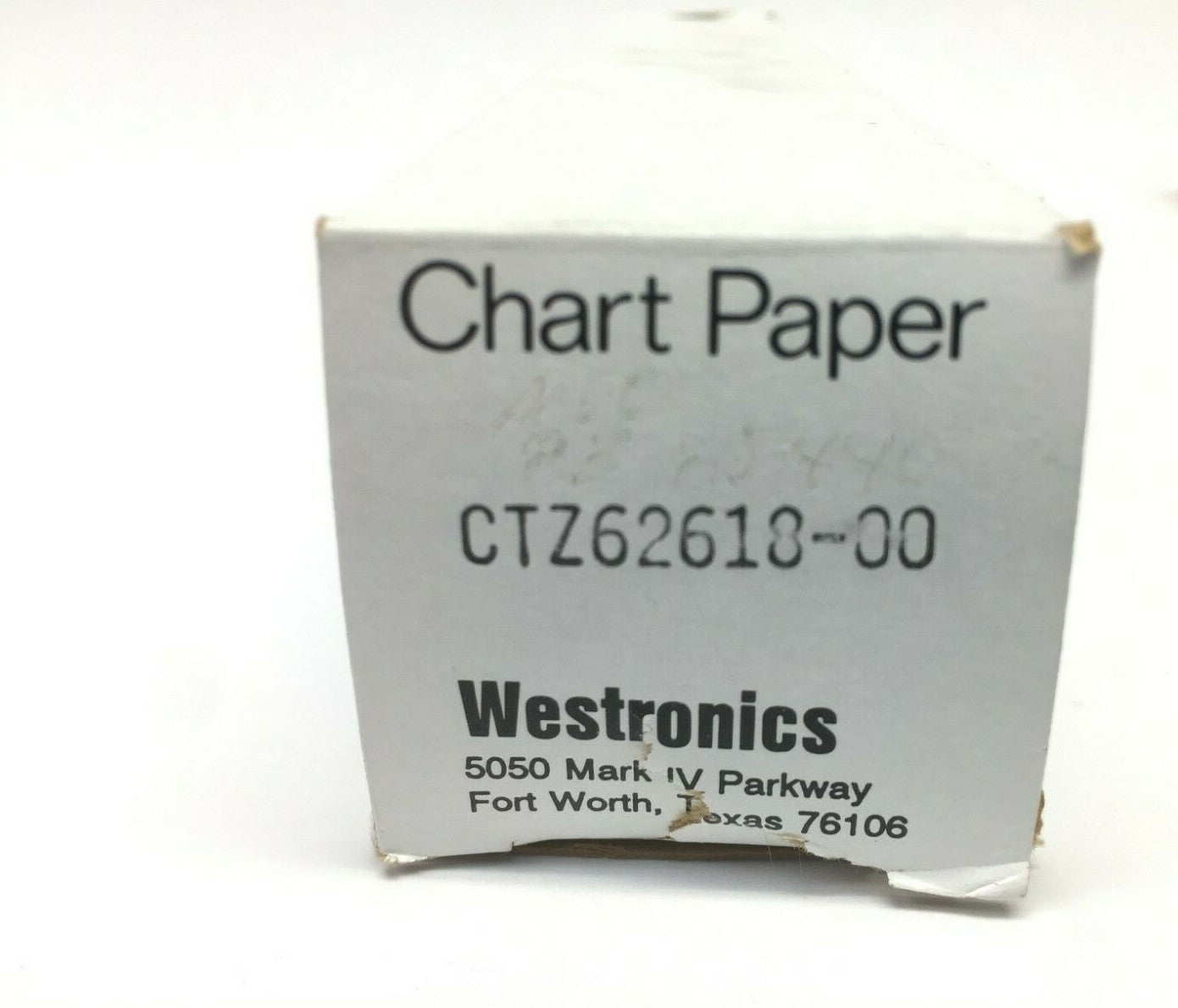 Westronics CTZ62618 Strip Chart Paper 12-3/8" x 100 FT Roll 0-600 Range - Maverick Industrial Sales