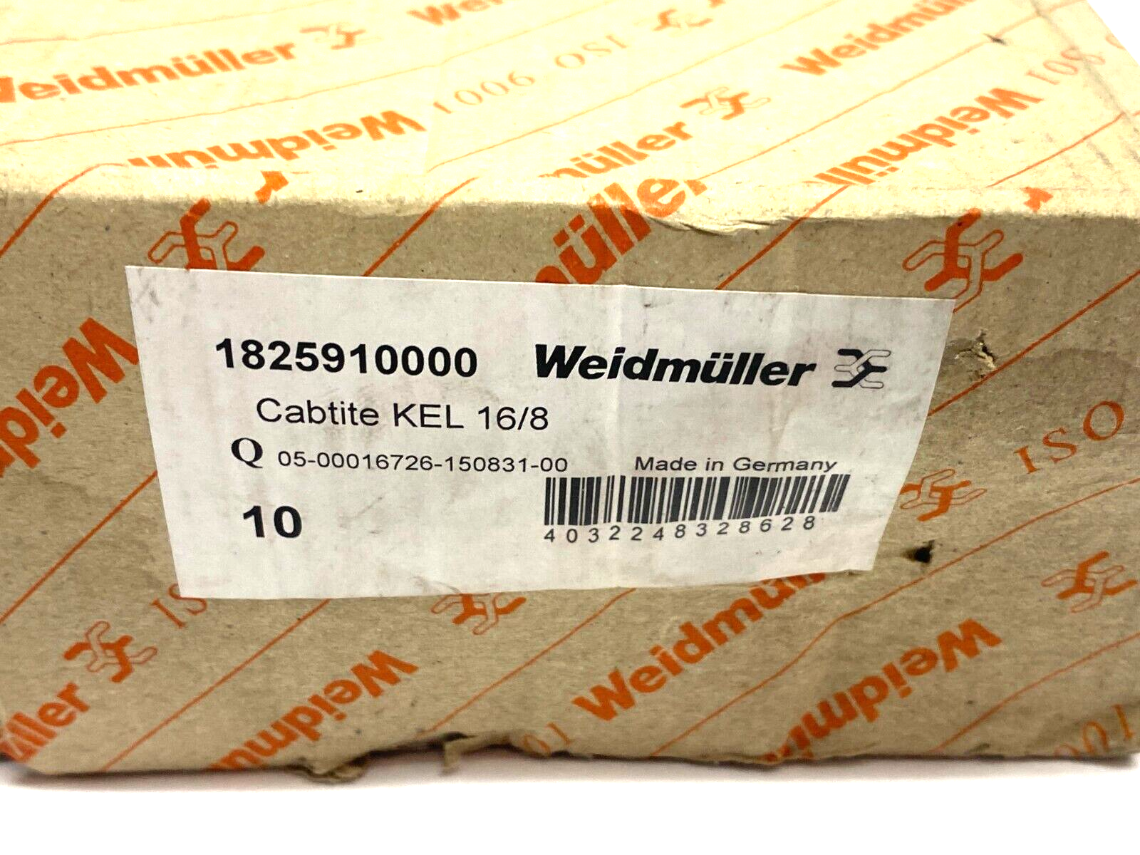 Weidmüller 1825910000 Cabtite Cable Frame Inlet Grommets KEL 16/8 BOX OF 9 - New – Open box - Maverick Industrial Sales