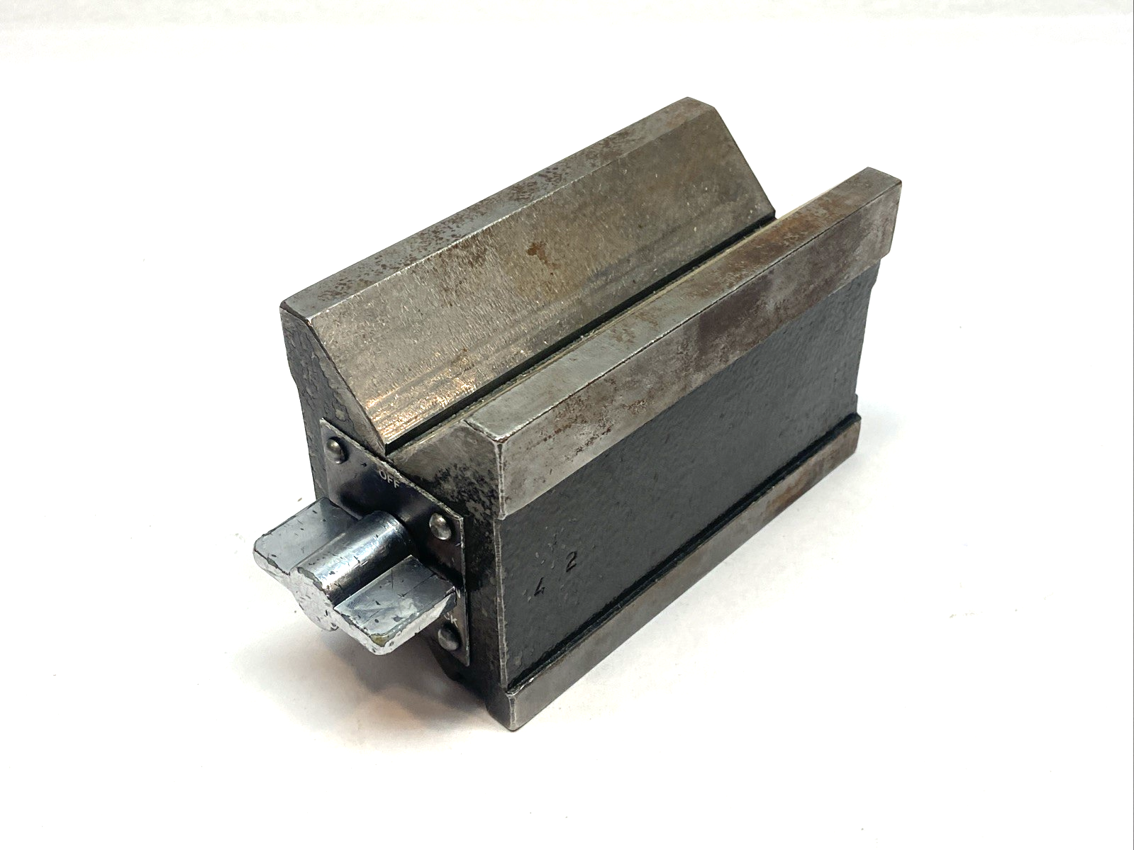Magnetic Vee Block 6" Dual Sided V-Block w/ Switch - Maverick Industrial Sales