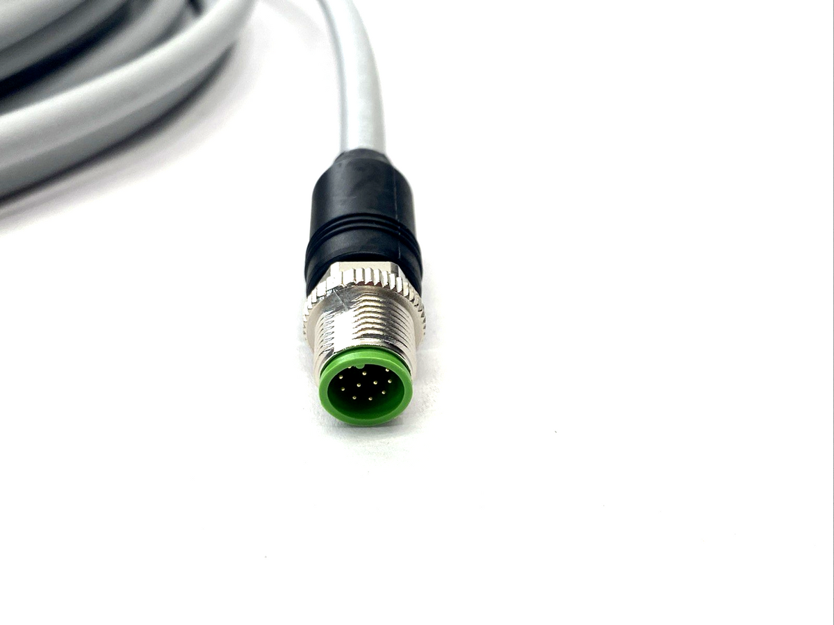 7000-19001-3011000 | Murr Elektronik Cordset M12 Male A-Code 12-Pin To Cable 10m - New – Open box - Maverick Industrial Sales